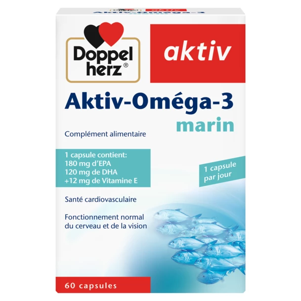 Aktiv Omega 3 marin 60 Capsules